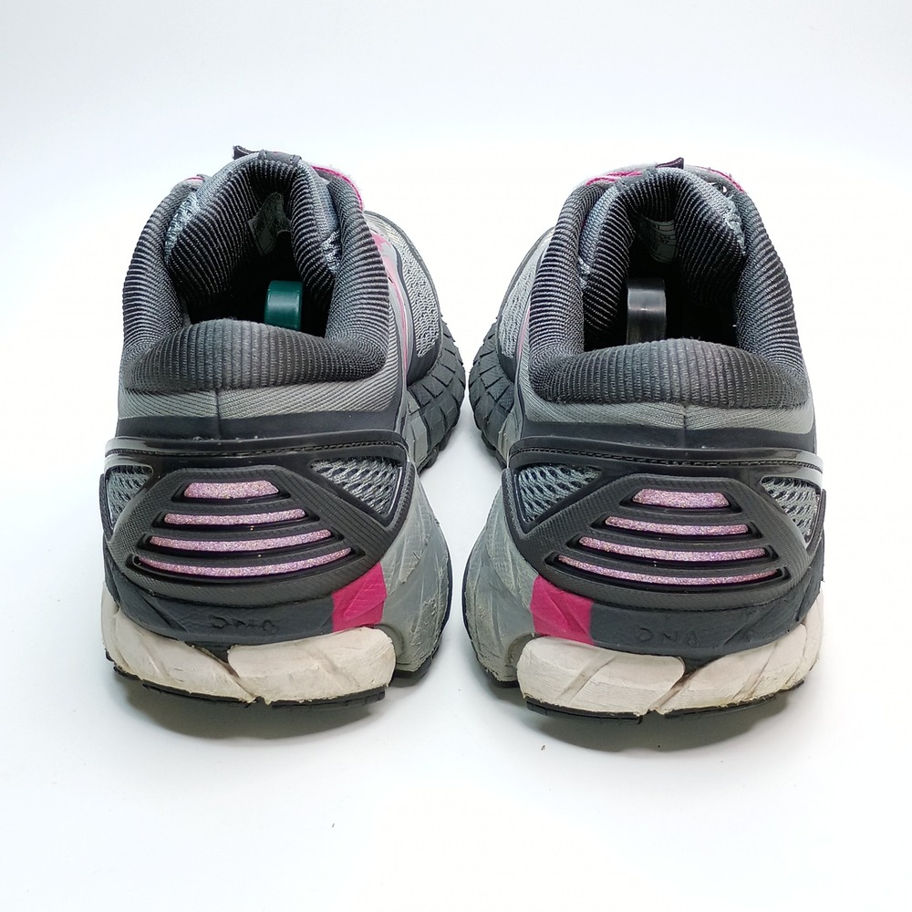 Brooks Ariel 18 Womens Running Shoes Grey Pink 1202711D091 Wide D Size 10 - Picture 4 of 10